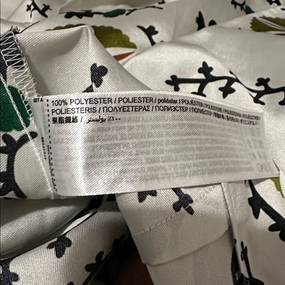 MANGO Printed Wide-Leg Pants – Size Small - Picture 14 of 14